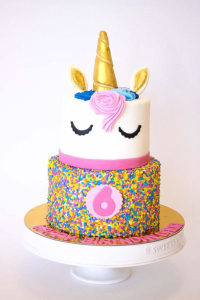 barbie unicorn birthday cake